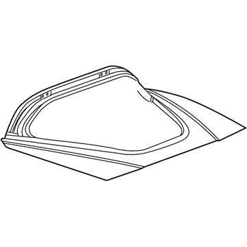 GM 25887413 Panel Assembly, Rear Compartment Lift Window 25887413 GM Panel Assembly, Rear Compartment Lift Window Illustration 1 of 1