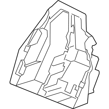 GM 10333590 Bracket, Multiuse Relay & Fuse 10333590 GM Bracket, Multiuse Relay & Fuse Illustration 1 of 1