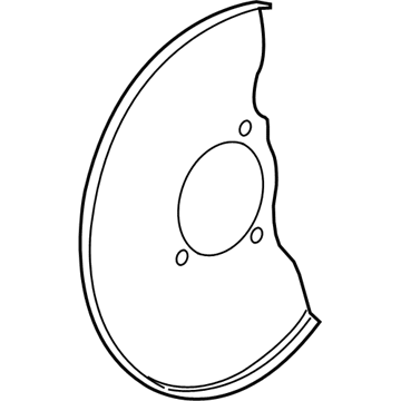 2022 Chevrolet Colorado Brake Backing Plate - 84460065