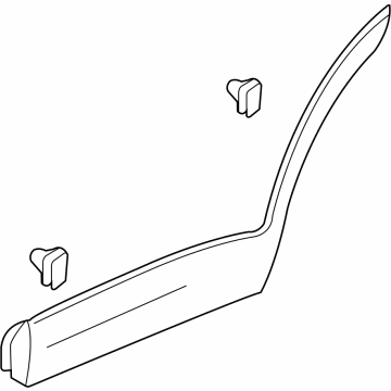 2024 Chevrolet Trax Door Moldings - 42861626