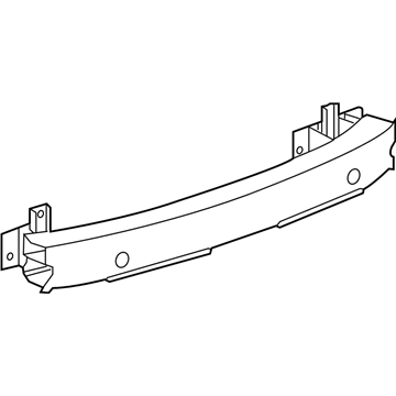GM 22835198 Bar Assembly, Rear Bumper Imp