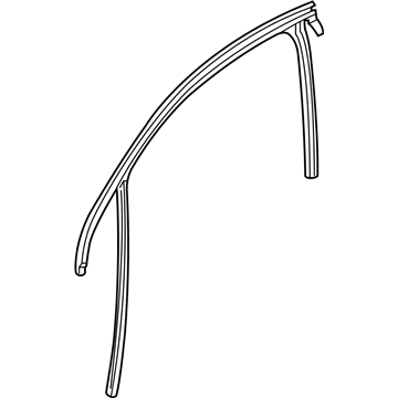 2024 Cadillac XT6 Door Seal - 84978853
