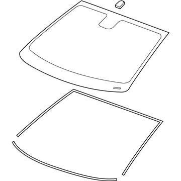 GM 84515101 Windshield Assembly, .