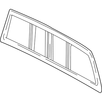 15042053 - Genuine GM Window Assembly, Rear