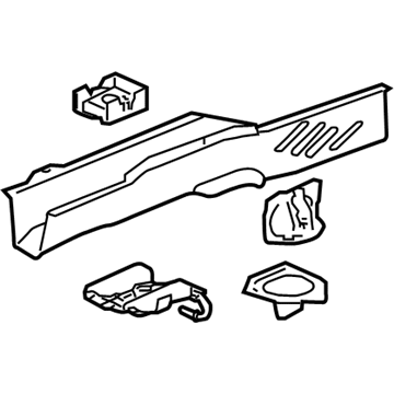 GM 15796634 Rail Assembly, Underbody Rear Side