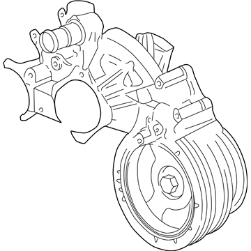 89018053 GM Water Pump Kit Illustration 1 of 1