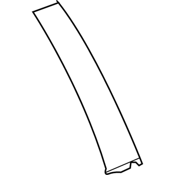 GM 84263151 Applique Assembly, Rear Side Door Window Frame Rear