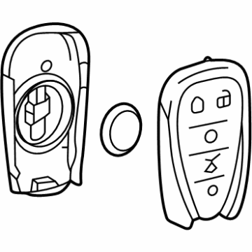 GM 13547677 TRANSMITTER ASM-R/CON DR LK & THEFT DTRNT