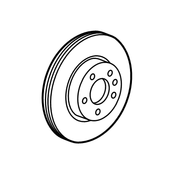 GM 85127062 Rotor Assembly, Front Brk (Rh Proc)