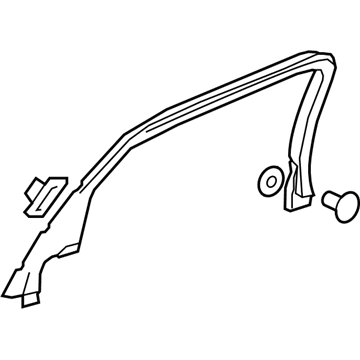 2020 Cadillac CT6 Door Moldings - 23276641