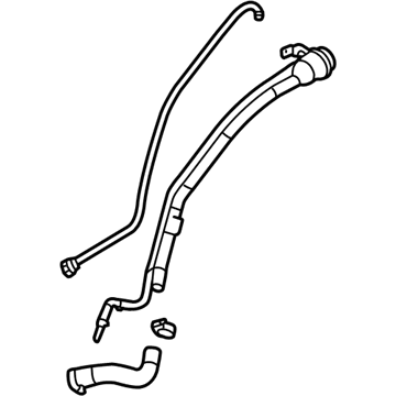 2006 Pontiac Torrent Fuel Filler Hose - 25888108