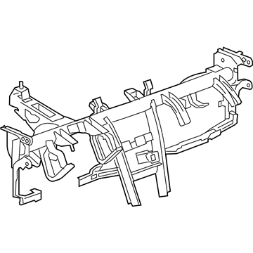 GM 42346958 Instrument Panel Tie Bar Assembly 42346958 GM Instrument Panel Tie Bar Assembly Illustration 1 of 1