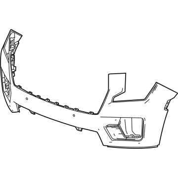 Genuine GM Front Bumper Cover Guide For 2015-2020 GMC Yukon – Passenger Side (Part #22806325)