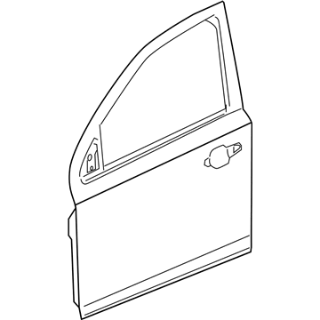 25830153 - Genuine GM Front Side Door Assembly