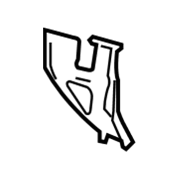 15981624 GM Plate,Rear Seat Shoulder Belt Anchor Illustration 1 of 1