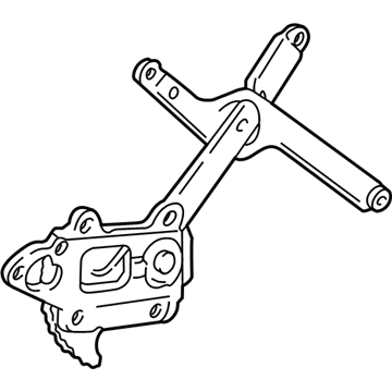 15705142 GM Front Side Door Window Regulator Illustration 1 of 1