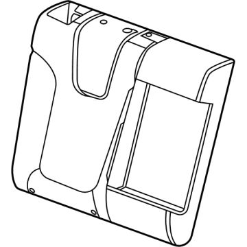GM 42616249 Cover Assembly, R/Seat Bk *Jet Black
