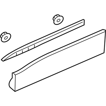 2022 GMC Acadia Door Moldings - 84541034