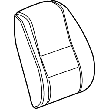 GM 84043685 Cover Assembly, Front Seat Back *Wheat