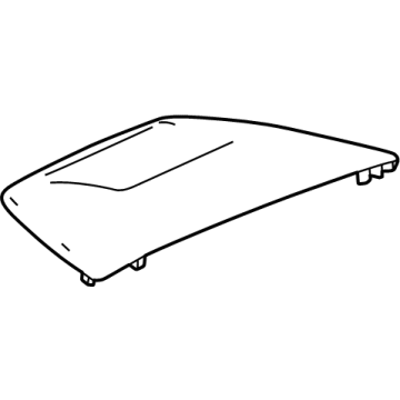 84854668 GM BEZEL ASM-FWD COLLISION ALERT DISPLAY *JET BLACK Illustration 1 of 1