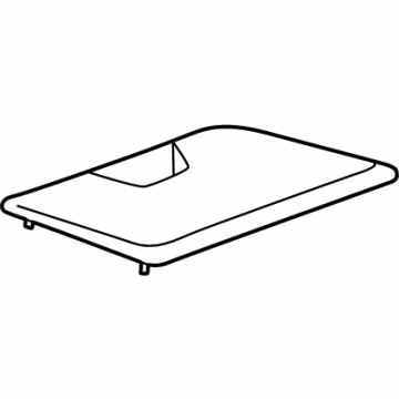 GM 84854625 GRILLE ASM-RDO FRT CTR SPKR *JET BLACK 84854625 GM GRILLE ASM-RDO FRT CTR SPKR *JET BLACK Illustration 1 of 1