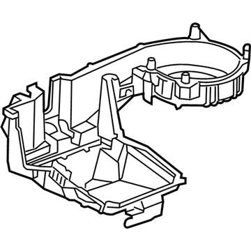 GM 13337764 Case, Heater & A/C Evaporator & Blower Lower