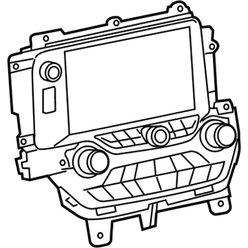 GM 84598300 Control Assembly, Am/Fm Stereo Rdo