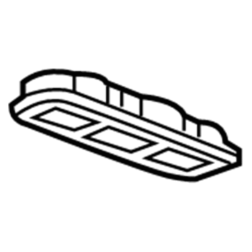 GM 84597600 Lamp Assembly, R/Seat Posn Ctr Rdg *Very Light Ar