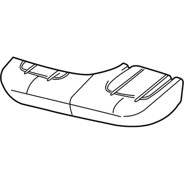 2001 Cadillac Deville Seat Cushion Pad - 12492692