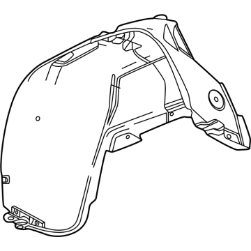 2023 GMC Canyon Fender Splash Shield - 84782842