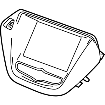 GM 42749841 Plate Assembly, I/P Tr *Pitch Dk Ngtt
