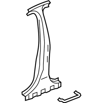 GM 20985975 Center Pillar Outer Panel Reinforcement Assembly 20985975 GM Center Pillar Outer Panel Reinforcement Assembly Illustration 1 of 1