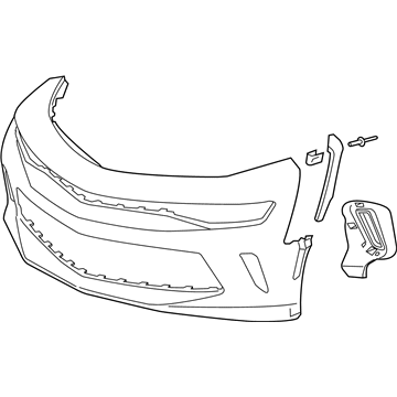 2017 Chevrolet Camaro Bumper - 84209672
