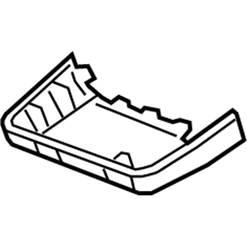 GM 23357426 Cover - Windshield Multifunction Sensor Mount Bracket Lower *Black