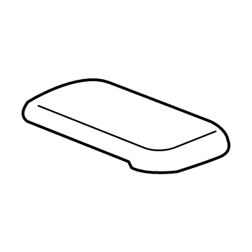 GM 23126450 Armrest, Front Floor Console Outer *Dark Galvinil