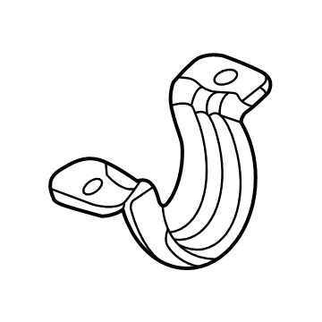 Chevrolet Silverado Sway Bar Bracket - 84396074