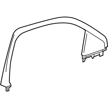 2017 GMC Yukon Door Moldings - 22772911
