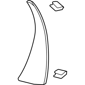 GM 23489904 Molding Assembly, Rear Wheel Opening Rear *Anthracite