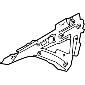GM 23160267 Body Hinge Pillar Outer Panel Reinforcement Assembly 23160267 GM Body Hinge Pillar Outer Panel Reinforcement Assembly Illustration 1 of 1