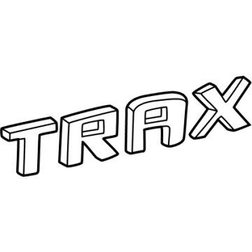 2024 Chevrolet Trax Emblem - 42775874