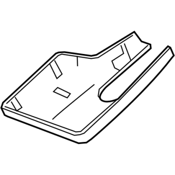 42676501 GM Cover, W/S M/Func Sen Mt Brkt *Black Illustration 1 of 1