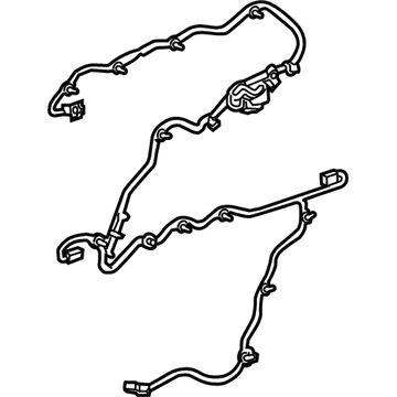 GM 20921275 Harness Assembly, Rear Side Door Courtesy Lamp & Power Window Door Wiring