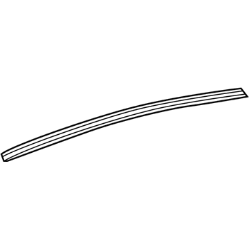 GM 26221433 Molding Assembly, Rear Side Door Window Upper Reveal