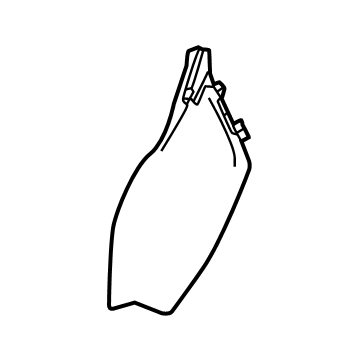 42707993 GM Instrument Panel Outer Trim Cover Assembly Black Illustration 1 of 1