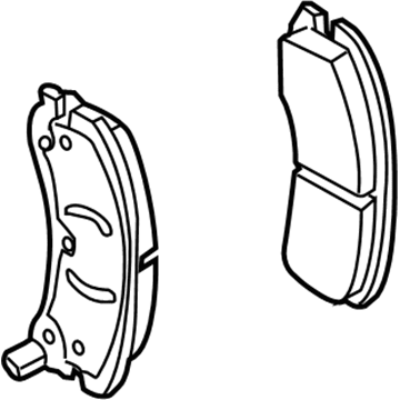 Cadillac CTS Brake Pad - 19421287
