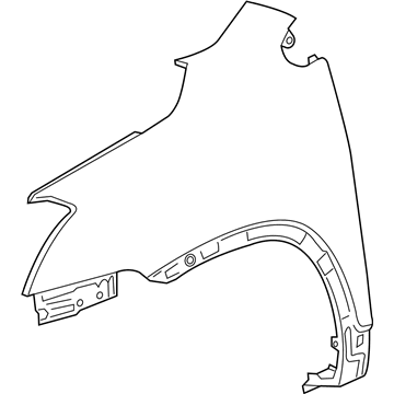 GM 42666343 Fender, Front