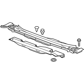 84047920 GM Extension, Dash Upper Extension Panel Illustration 1 of 1