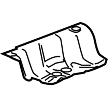 2010 Buick Allure Exhaust Heat Shield - 13238806