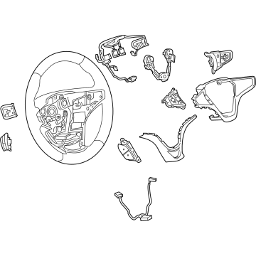 2021 Chevrolet Bolt EV Steering Wheel - 42724036