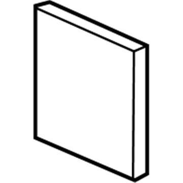 22941826 GM Barrier, Body Hinge Pillar Sound Illustration 1 of 1